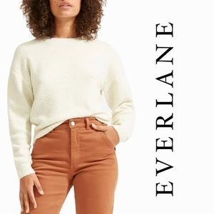 EVERLANE Teddy wool blend crew neck sweater